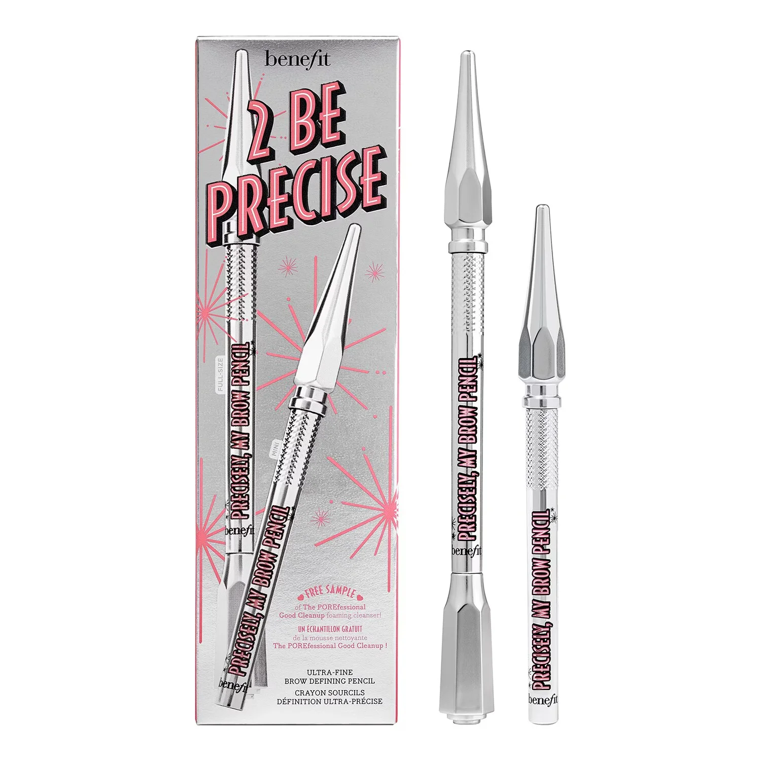 BENEFIT COSMETICS – 2 Be Precise Duo Precisely My Brow Pencil Kit Sourcils
